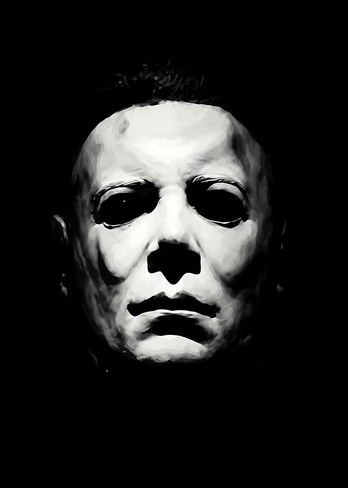Michael Myers Halloween Mask Portrait