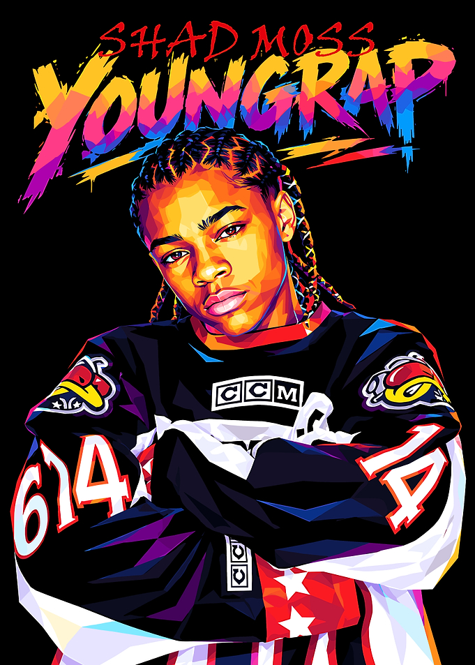 Shad Moss Young Rap Pop Art