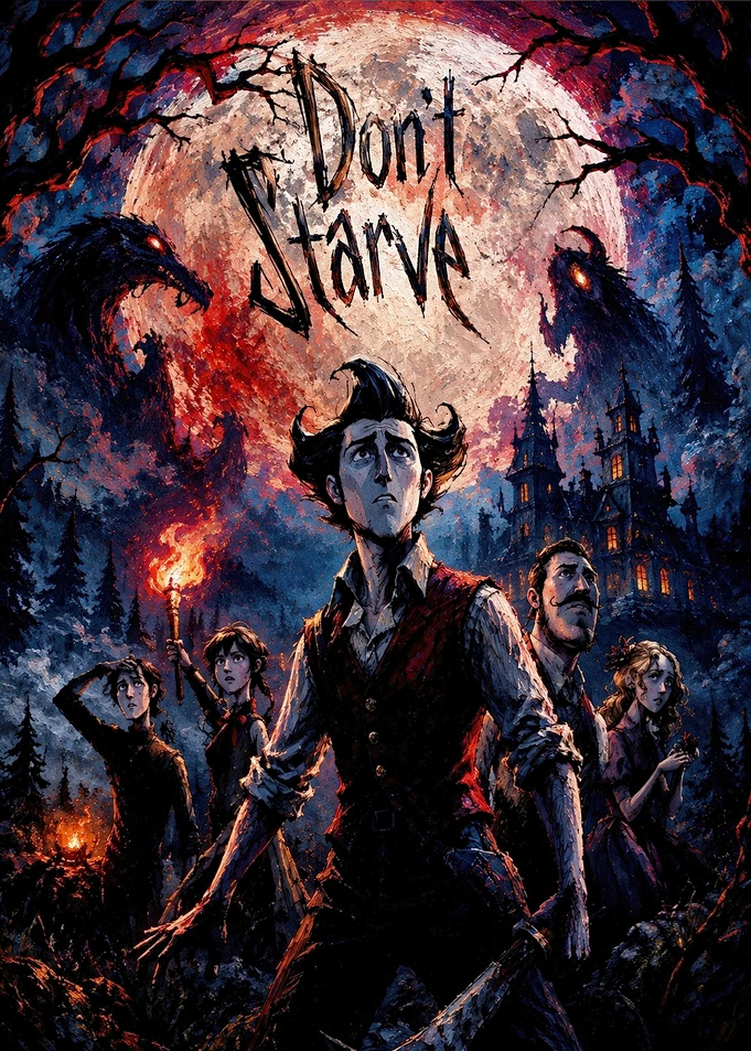 Don't Starve Game Poster Art