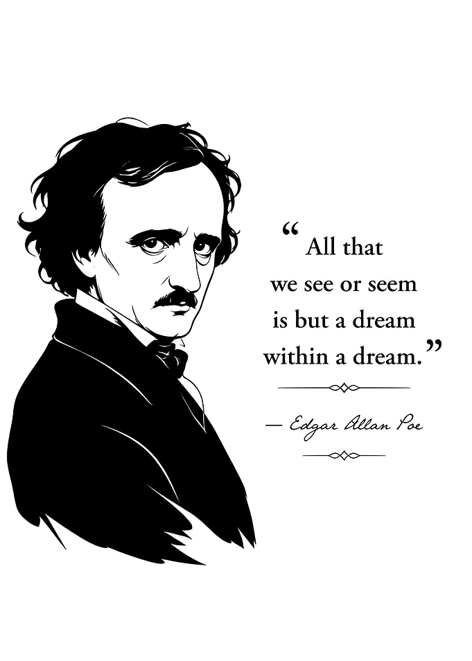 Edgar Allan Poe Quote Poster