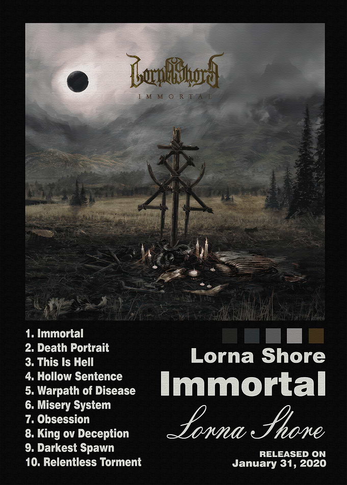 Lorna Shore Immortal Album Poster