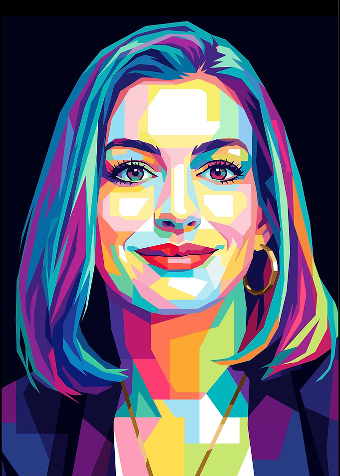 Anne Hathaway Pop Art Portrait