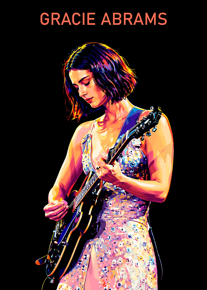 Gracie Abrams Pop Art Portrait