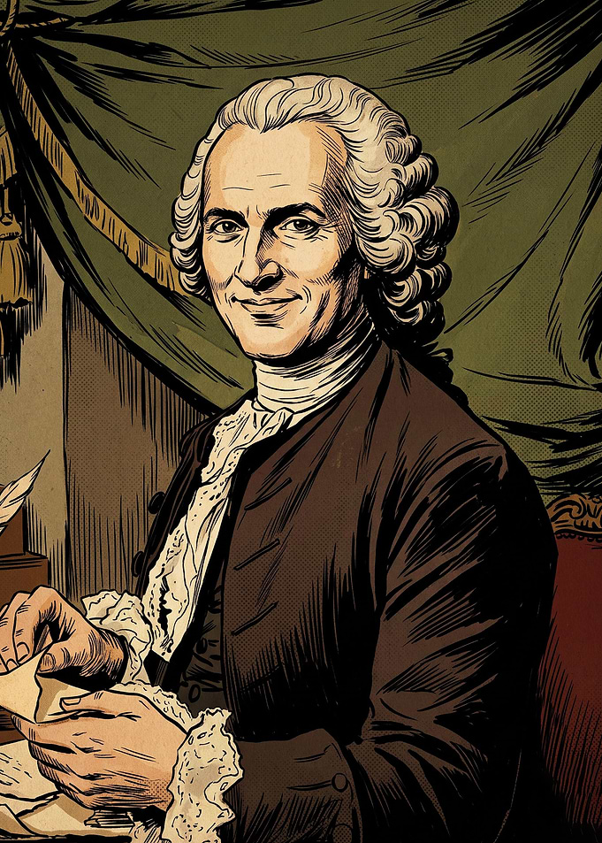 18th Century Scholar Vintage Art