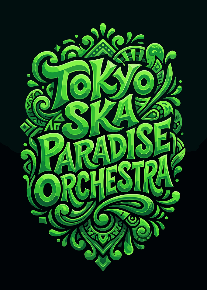 Tokyo Ska Paradise Orchestra Typography Art