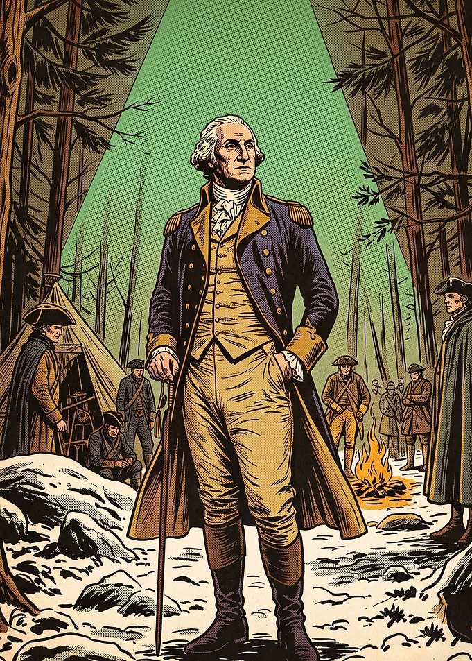 Patriot General Winter Comic Art