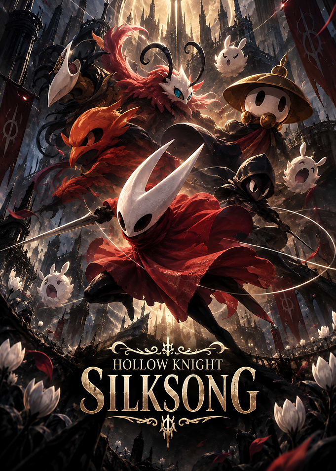 Hollow Knight Silksong Promotional Art