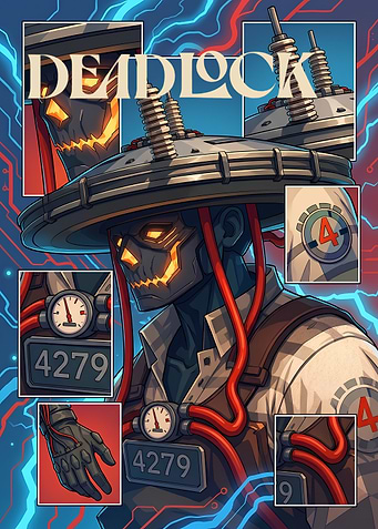 Deadlock Cybernetic Character Poster