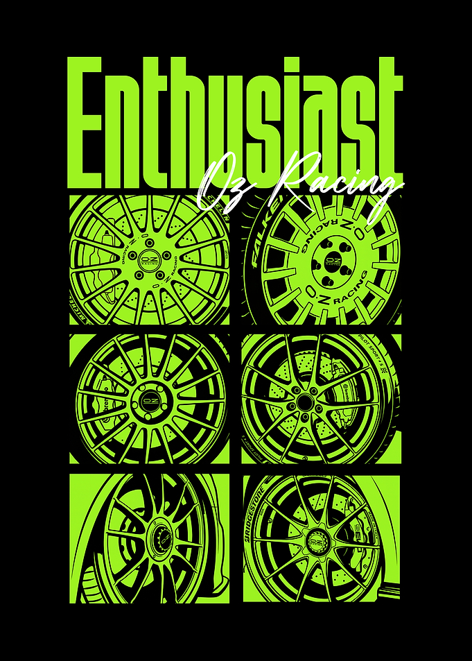 OZ Racing Enthusiast Car Wheel Graphic