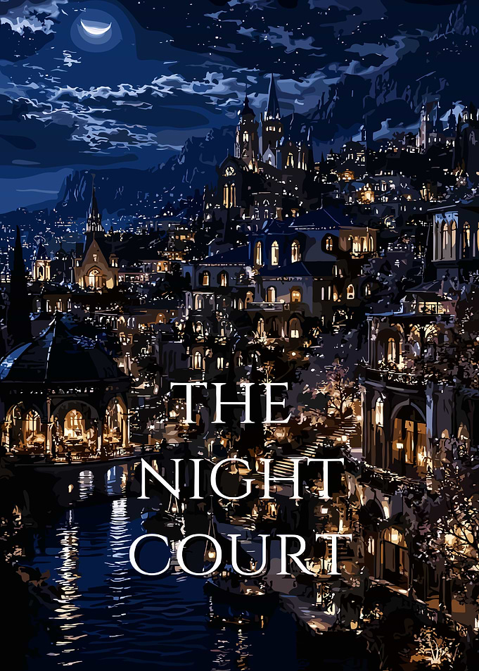 The Night Court Fantasy Cityscape