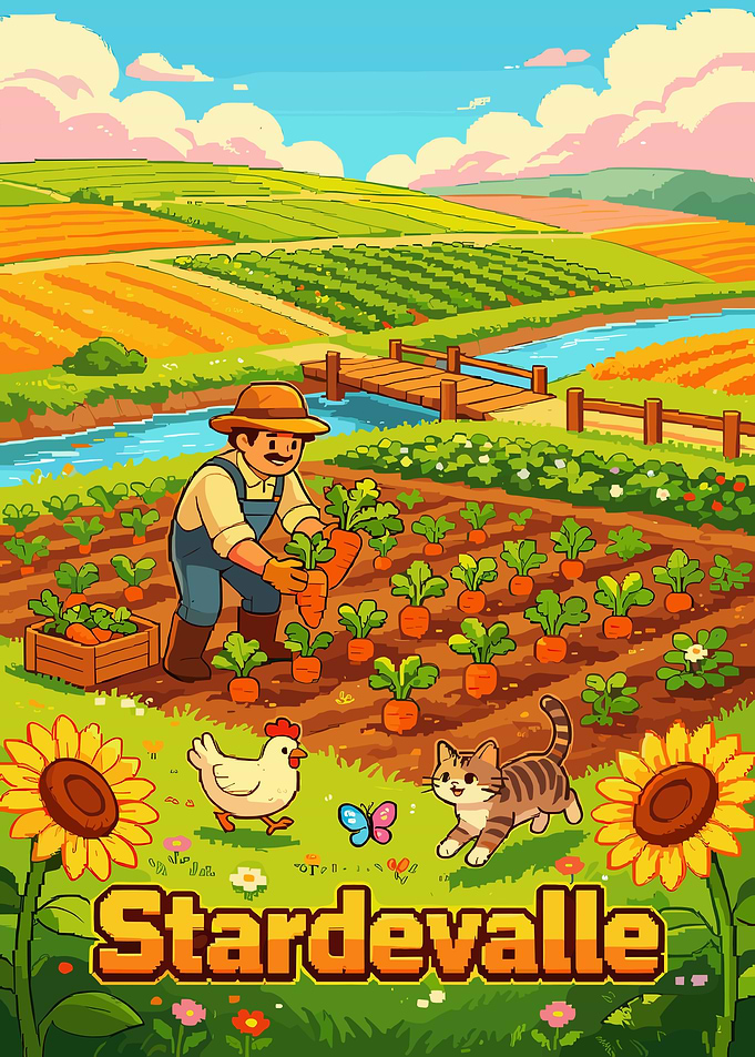 Stardew Valley Farming Scene