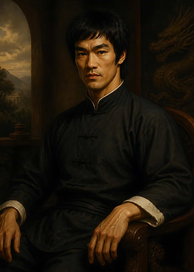Portrait of Bruce Lee