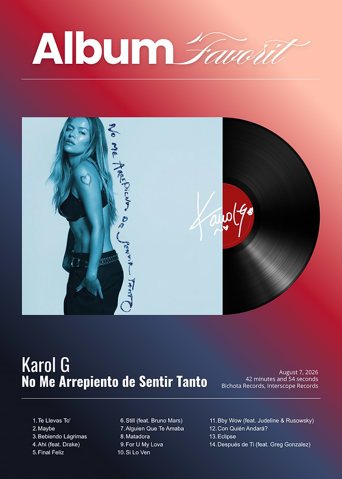 Karol G Album Poster Design