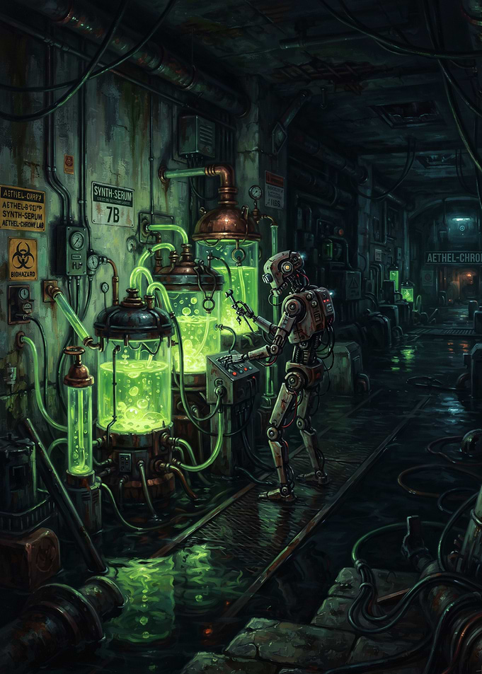 Robot Scientist in Dark Laboratory