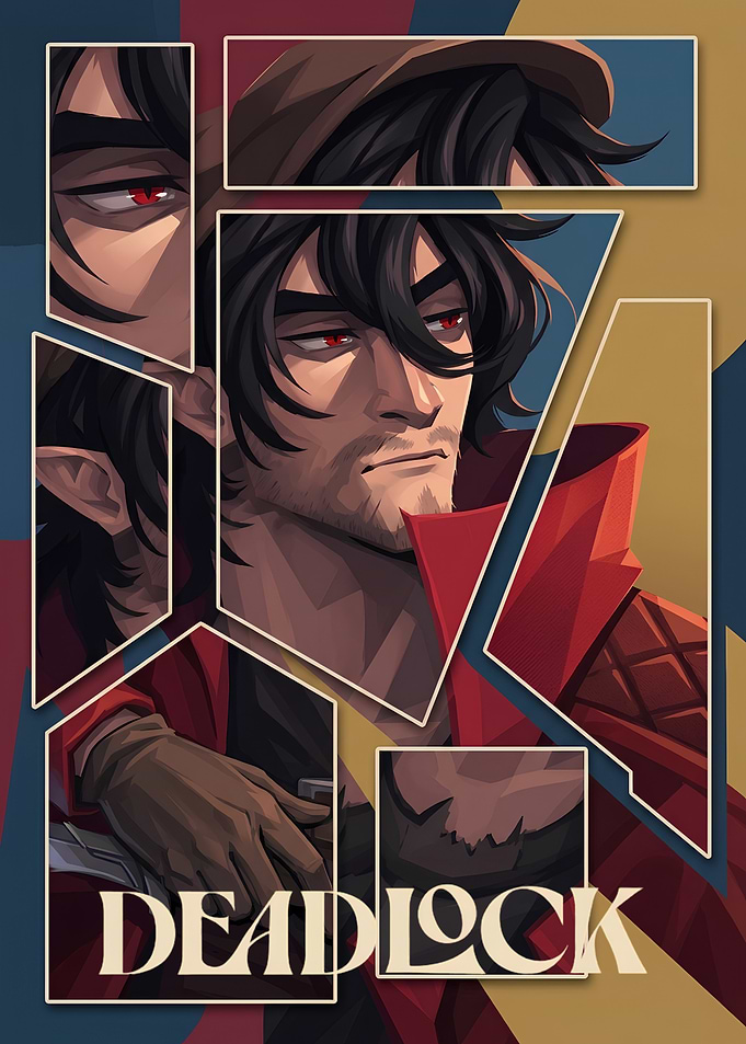 Deadlock Character Poster Art