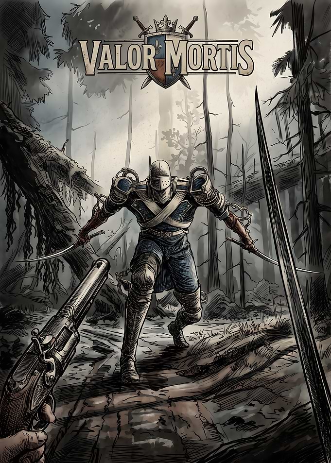Valor Mortis Knight Duel Illustration