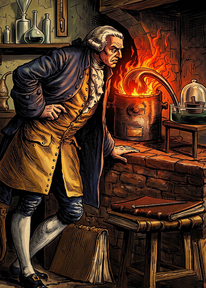 Alchemist Science Lab Vintage Art