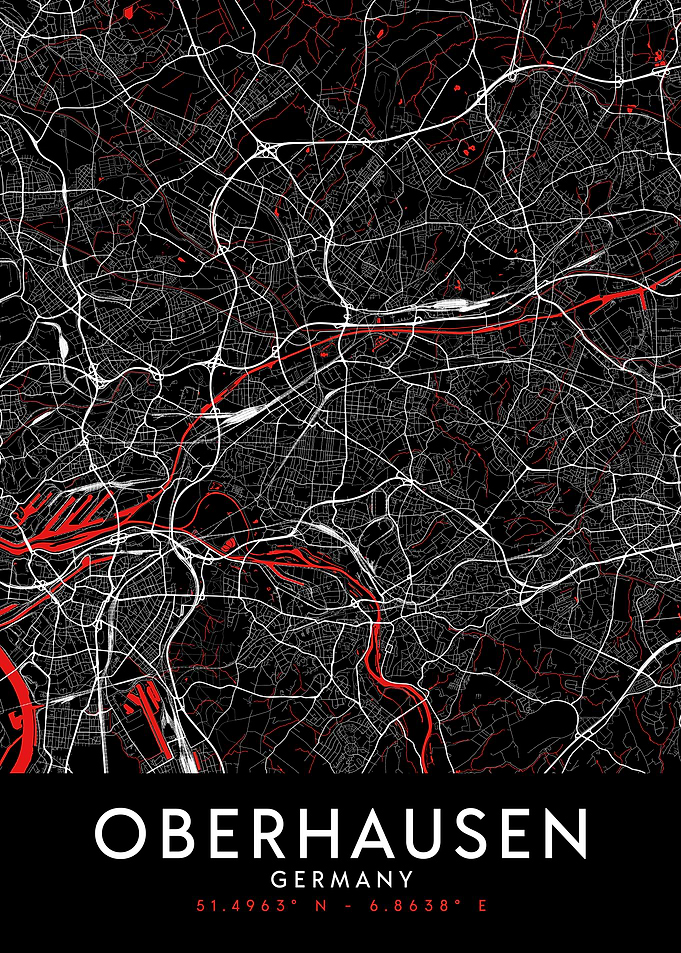 Oberhausen Dark Map