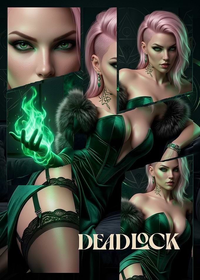 Deadlock Character Collage Art