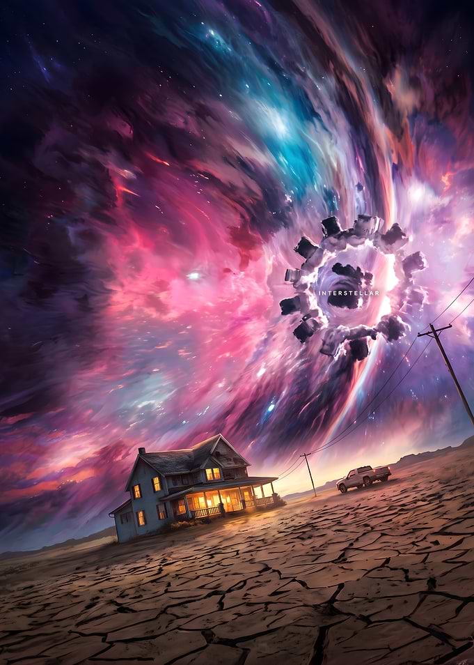 Interstellar Movie Poster Art