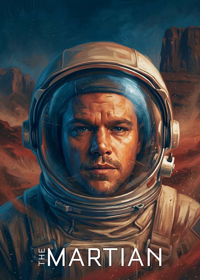 The Martian Movie Poster Art