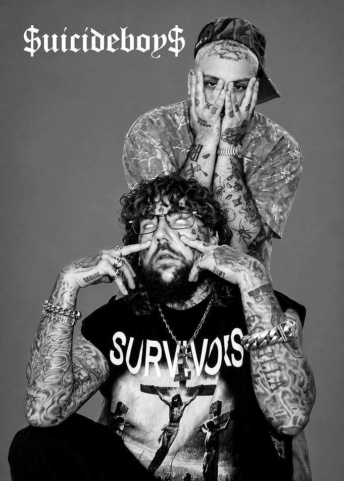 $uicideboy$ rap duo portrait