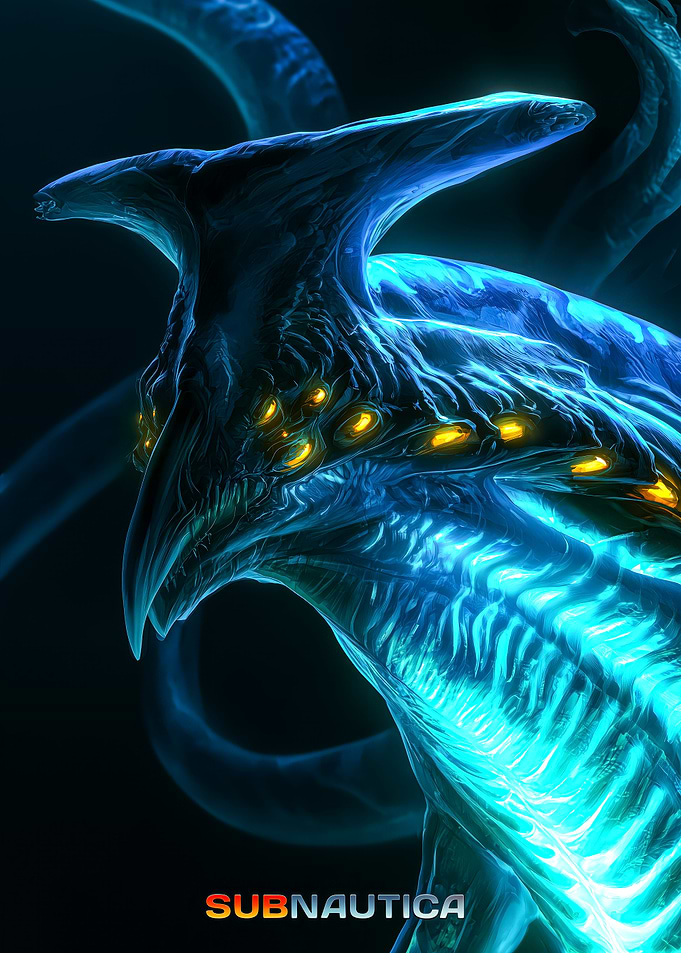 Subnautica Reaper Leviathan Portrait