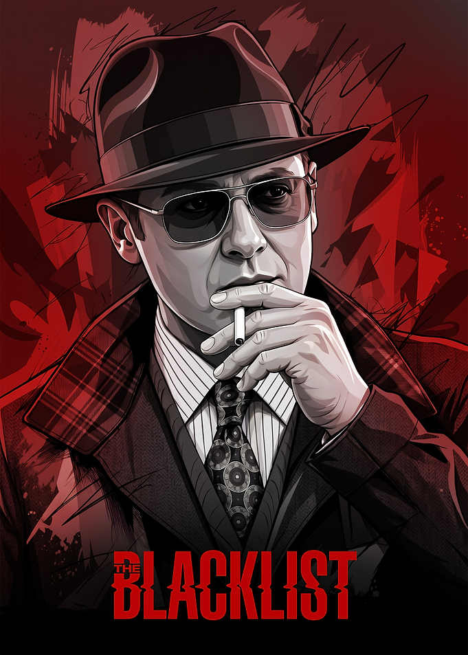 Raymond Reddington The Blacklist Poster