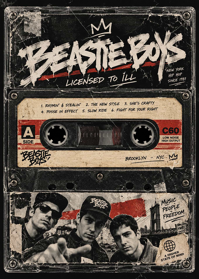 Beastie Boys Licensed to Ill Cassette