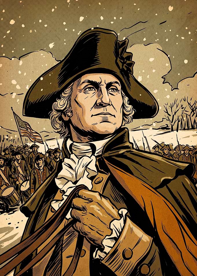 Patriot General Winter Graphic Art