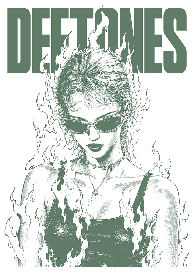 Deftones Graphic Poster Design