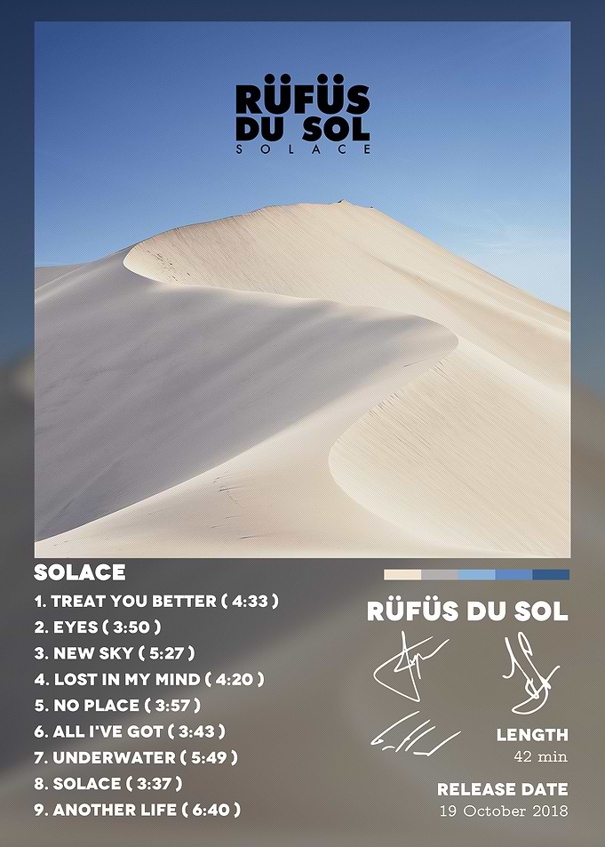 Rüfüs Du Sol Solace Album Poster