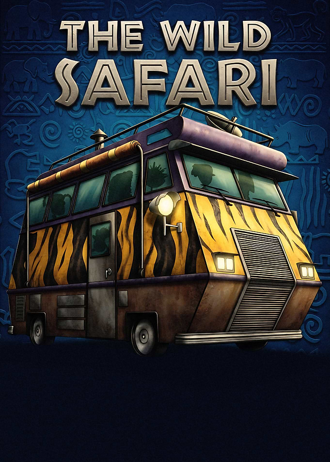 The Wild Safari Bus Poster