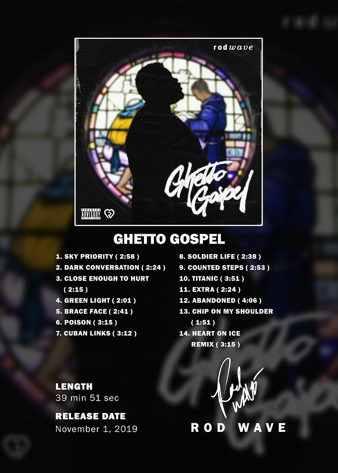 Rod Wave Ghetto Gospel Album Tracklist
