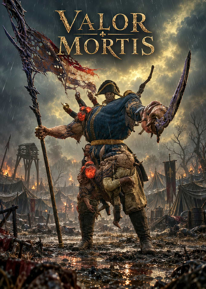 Valor Mortis Dark Fantasy Battle Scene