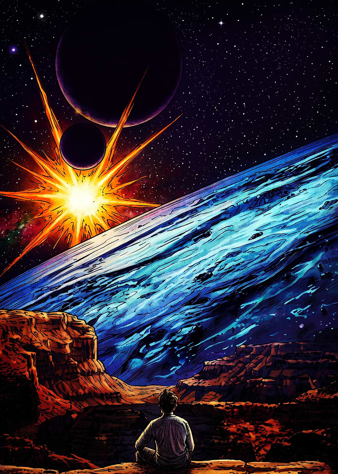 Lone Observer of Cosmic Cataclysm