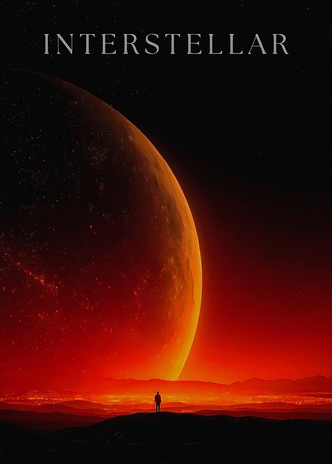 Interstellar Movie Poster Art