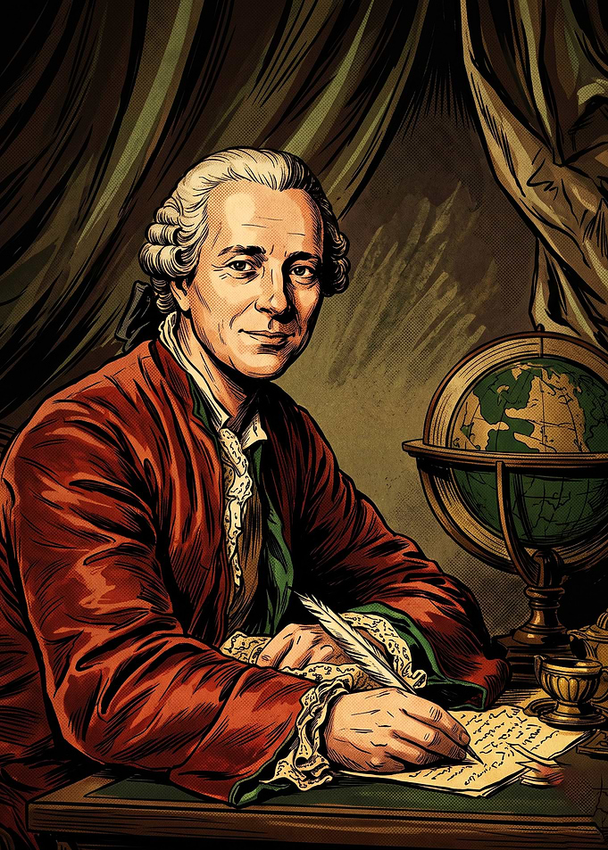 Philosopher Scholar Vintage Art