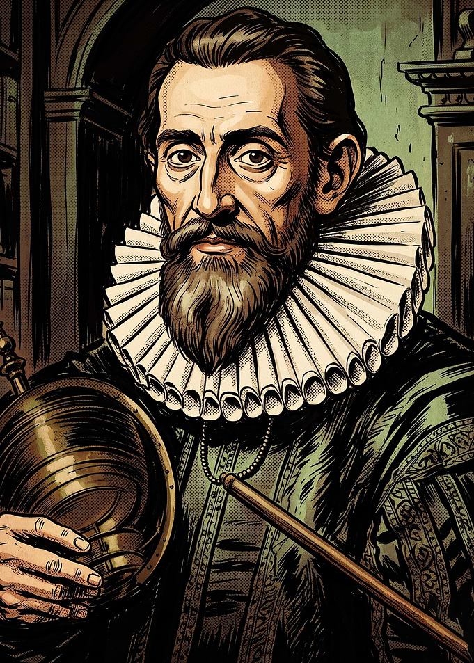 Renaissance Scholar Vintage Poster