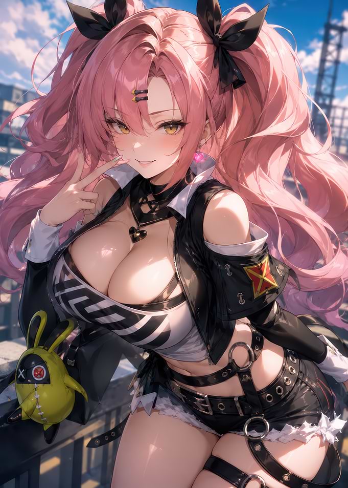 Zenless Zone Zero Girl with Pink Hair