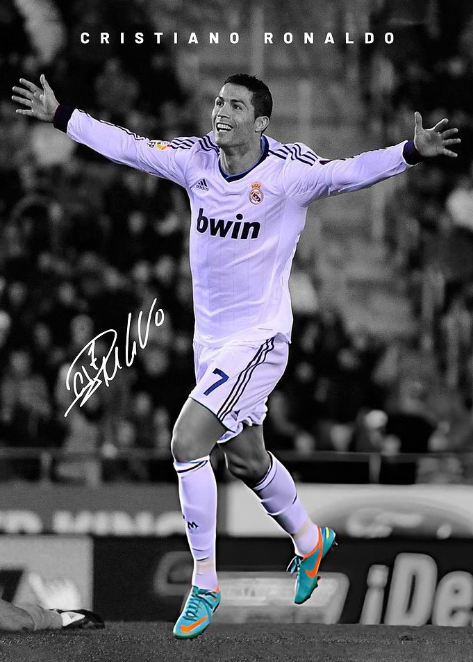 Cristiano Ronaldo Celebration Poster