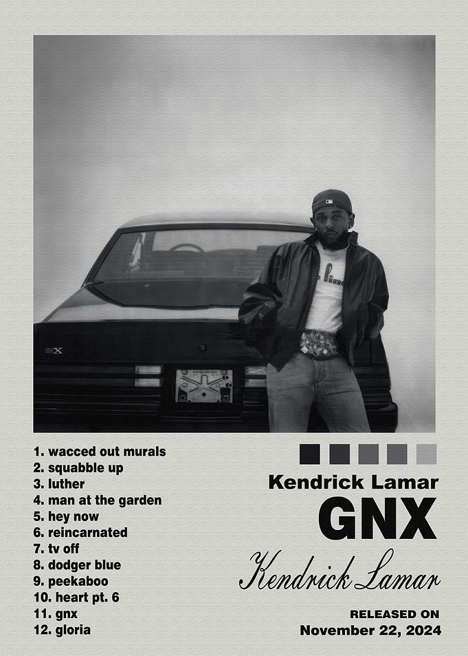Kendrick Lamar GNX Album Poster