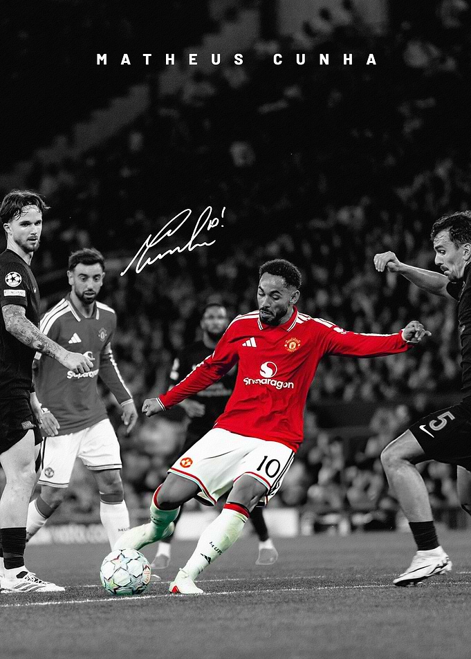 Matheus Cunha Soccer Poster