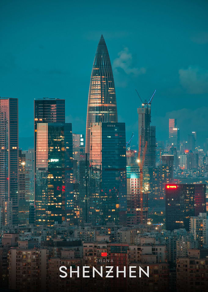 Shenzhen Skyline at Twilight