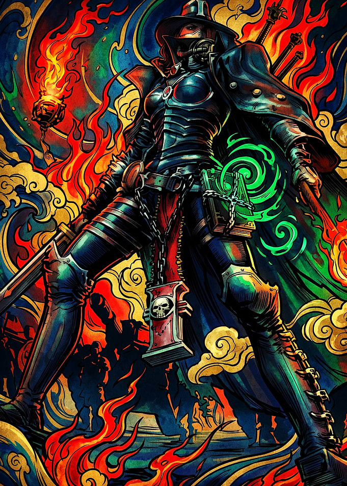 Inquisitor Witch Hunter Fantasy Art