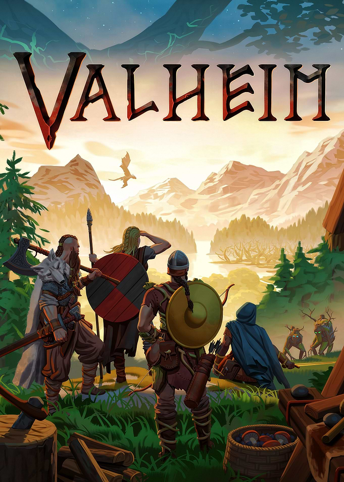 Valheim Viking Adventure Game Poster