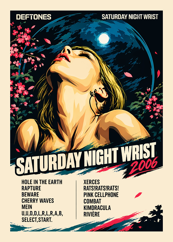 Deftones Saturday Night Wrist Album Poster