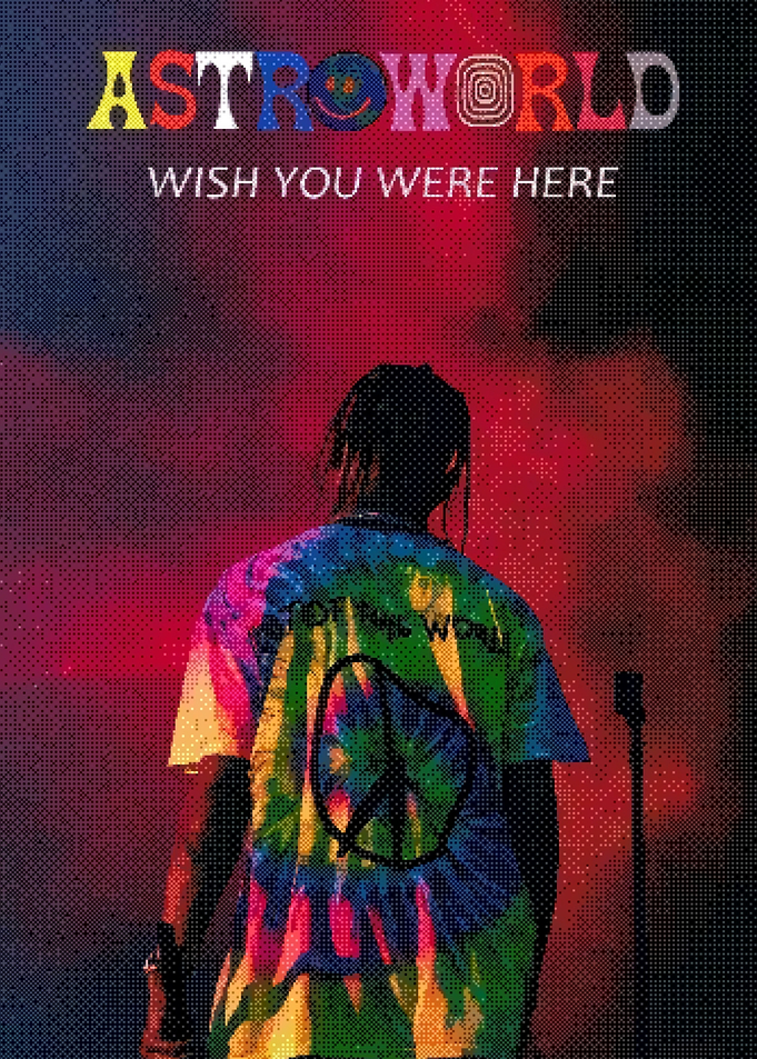 Travis Scott Astroworld Poster