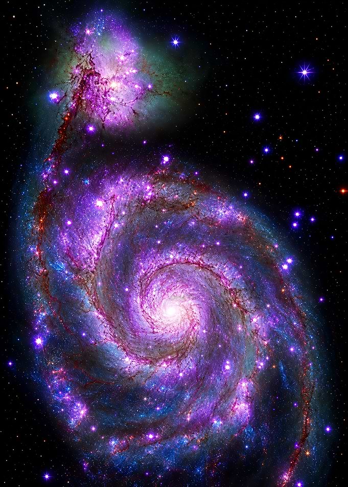 Whirlpool Galaxy Spiral Nebula