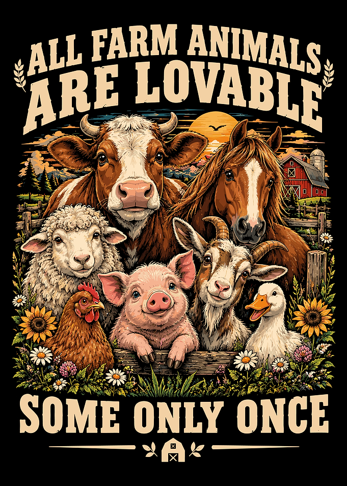 All Farm Animals Are Lovable Funny